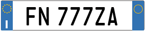 Truck License Plate